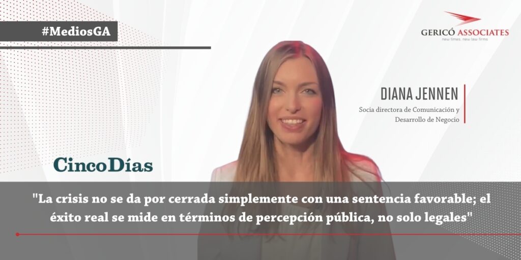 "La crisis no se da por cerrada simplemente con una sentencia favorable ...